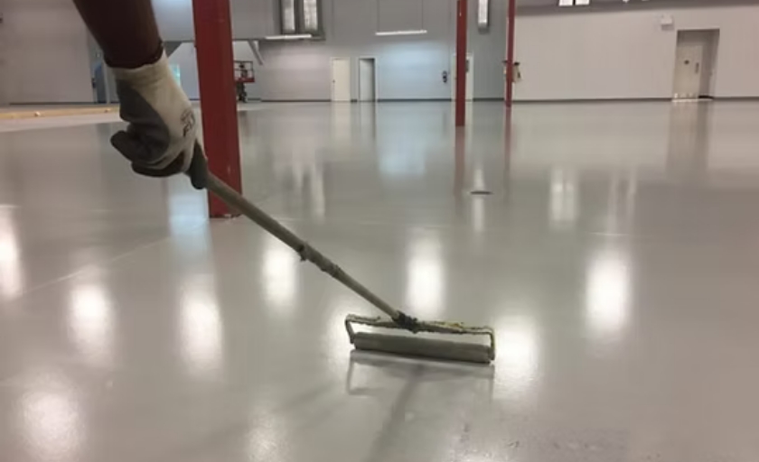 Vloercoating uitgevoerd door DVS